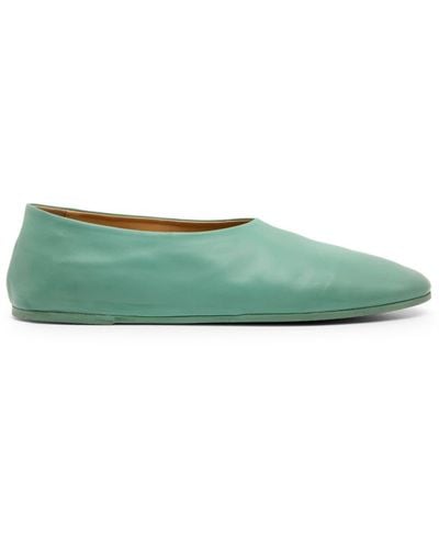 Marsèll Slip-on Leather Loafers - Green