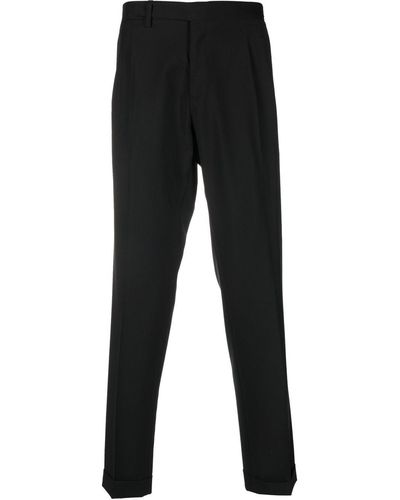 Briglia 1949 Virgin Wool Tailored Pants - Black