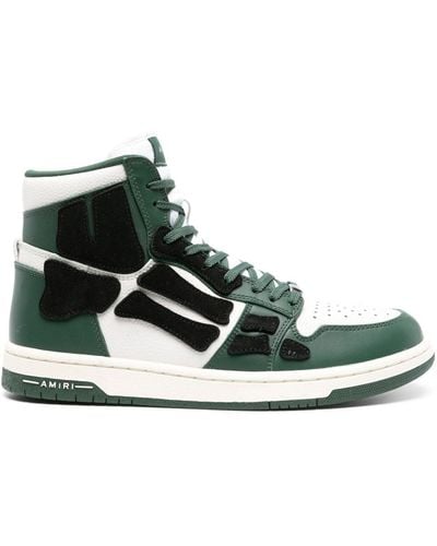 Amiri Skel High-top Sneakers - Green