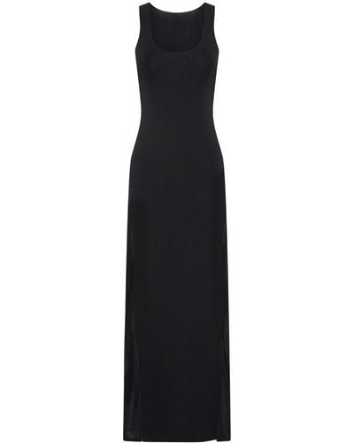 Dion Lee Gradient Sheer Maxi Dress - Black
