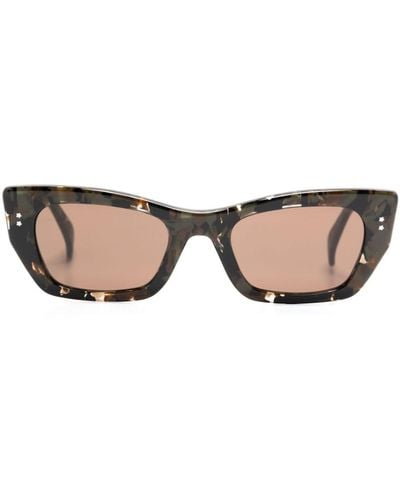 KENZO Camouflage cat-eye frame sunglasses - Neutro