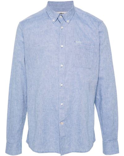 Barbour Nelson Long-sleeve Shirt - Blue