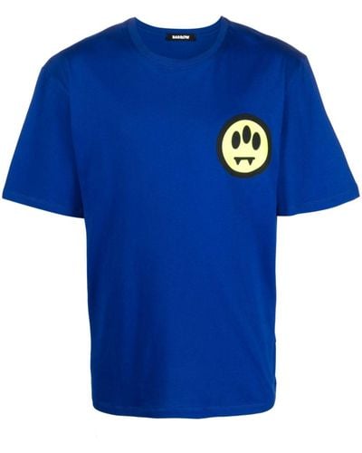 Barrow Logo-print Cotton T-shirt - Blue