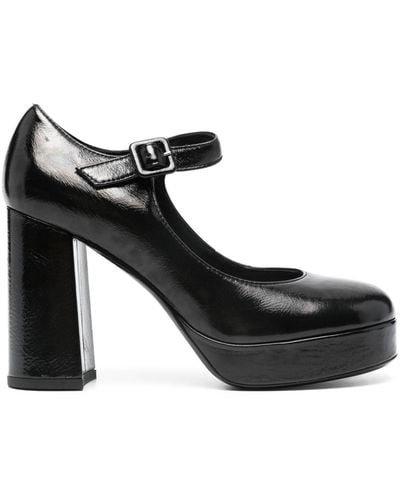 Barbara Bui 105mm Patent-finish Mary Jane Court Shoes - Black