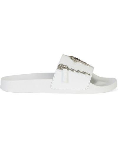 Giuseppe Zanotti Brett Zip Slippers - Meerkleurig