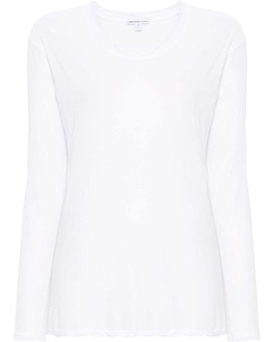 James Perse T-shirt High Gauge en coton - Blanc