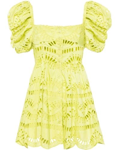 Charo Ruiz Ayiak Mini Dress - Yellow