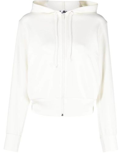 COMME DES GARÇONS PLAY Zip-up Cropped Jacket - White