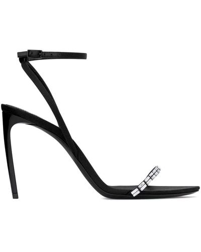 Saint Laurent Nuit 90 High-heeled Sandals - Black