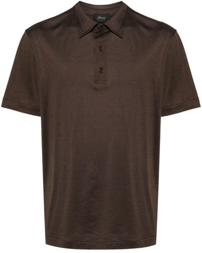 Brioni Short-sleeves Polo Shirt - Brown
