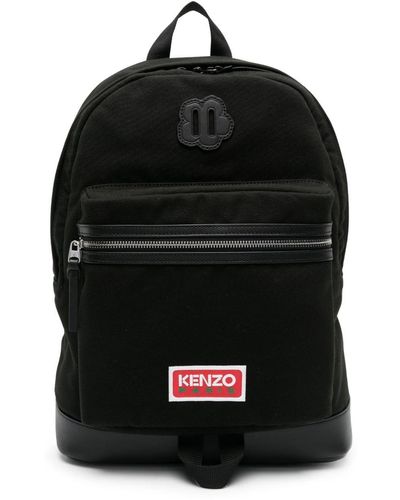KENZO Bold Logo Explore Backpack - Black