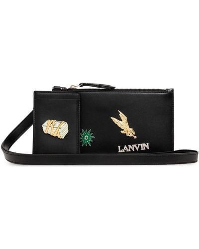 Lanvin X Future Leather Clutch Bag - Black