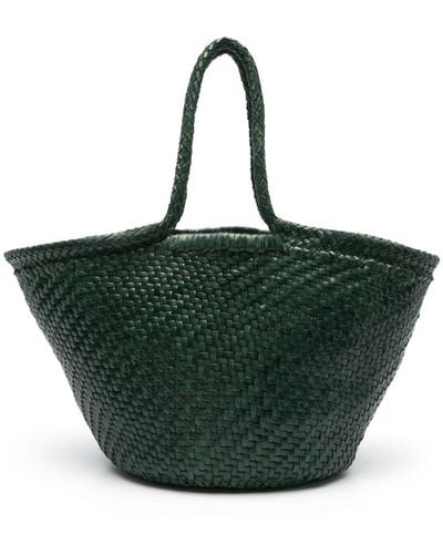 Dragon Diffusion Martha Leather Bucket Bag - Green