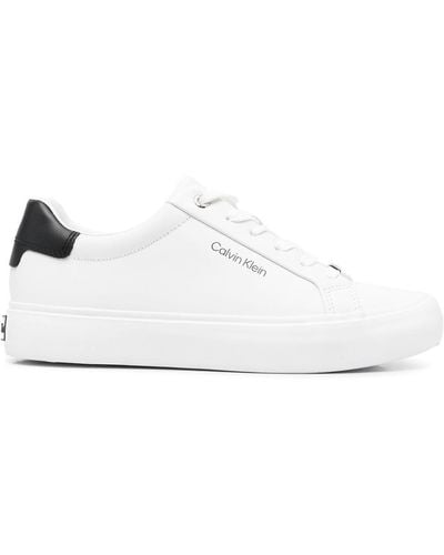 Calvin Klein Sneakers mit Schnürung - Weiß