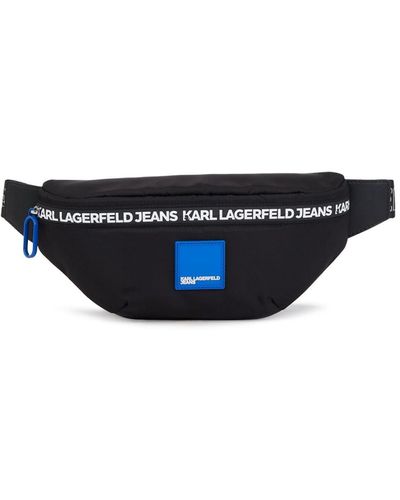 Karl Lagerfeld Urban Logo-patch Belt-bag - Blue