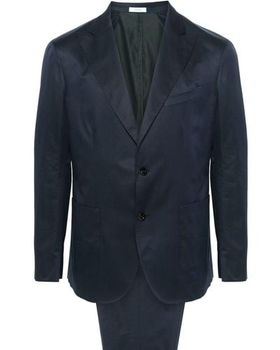 Boglioli Twill Cotton Suit - Blue