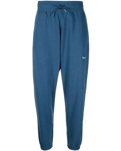 RLX Ralph Lauren Pantalones de chándal con logo bordado - Azul