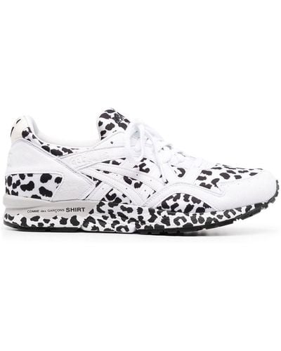 Comme des Garçons Sneakers Met Luipaardprint - Wit