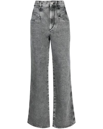 Isabel Marant Jeans im Distressed-Look - Grau