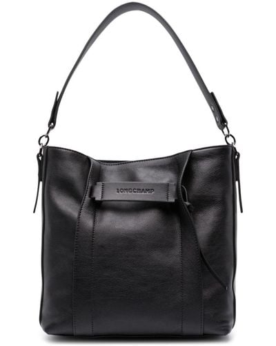 Longchamp Medium 3d Crossbody Bag - Black
