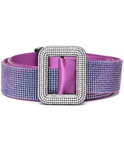 Benedetta Bruzziches Venus Crystal-embellished Belt - Purple