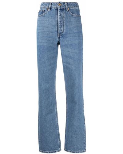 By Malene Birger Straight-leg Denim Jeans - Blue