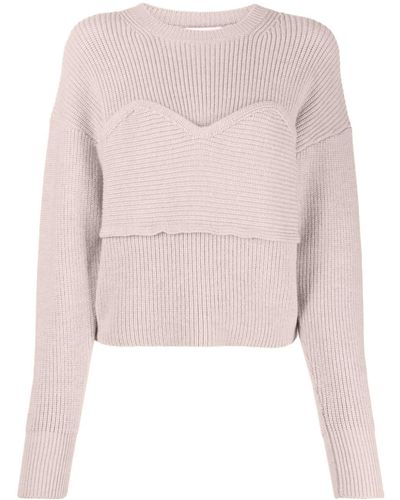 IRO Klassischer Pullover - Pink