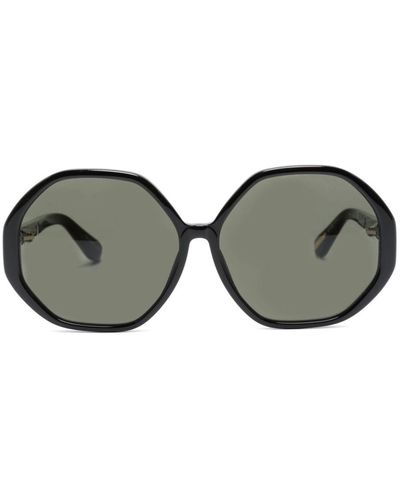 Linda Farrow Paloma Oversize-frame Sunglasses - Gray