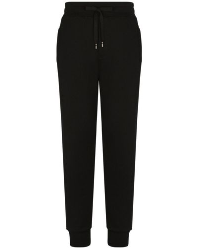 Dolce & Gabbana Dg-logo Track Pants - Black