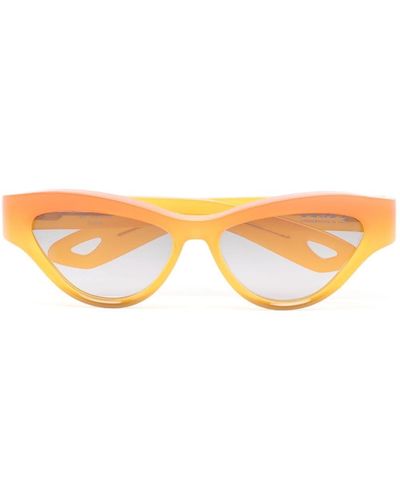 Jacques Marie Mage Slade Zonnebril Met Cat-eye Montuur - Oranje