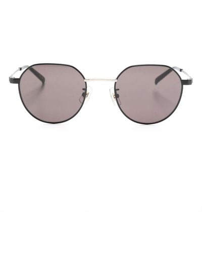 Dunhill Round-frame Tinted Sunglasses - Black