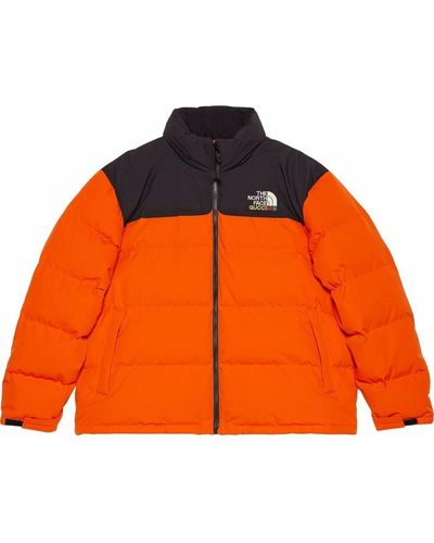 Gucci X The North Face Down Jacket - Orange