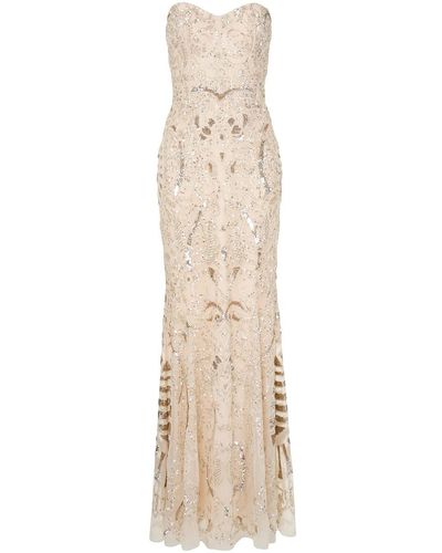 Zuhair Murad Robe bustier longue - Blanc