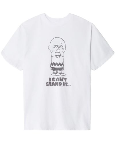 RE/DONE '90s "peanuts Can't Stand It" Tシャツ - ホワイト