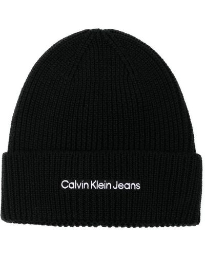Calvin Klein ロゴ ビーニー - ブラック