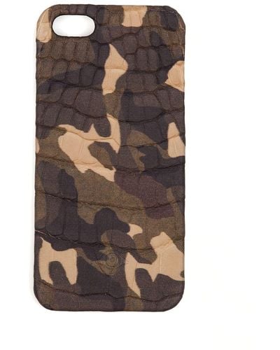Fornasetti X L'Eclaireur coque d'iPhone 5 à imprimé camouflage - Marron