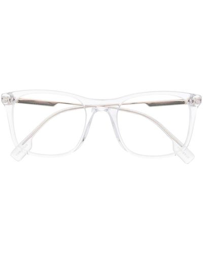 Burberry ウェリントン眼鏡フレーム - ホワイト