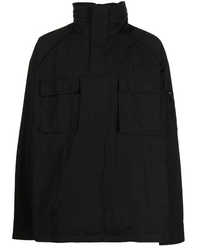 Juun.J Flap-pockets Hooded Jacket - Black