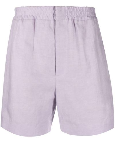 Fendi Bermuda à taille élastiquée - Violet