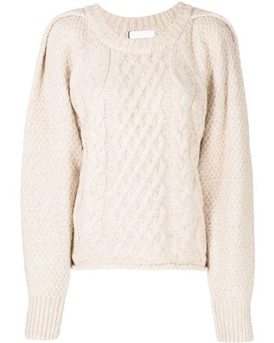 Low Classic Cable-knit Jumper - Natural
