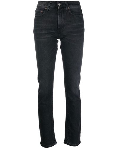 Haikure Jeans skinny con effetto schiarito - Nero
