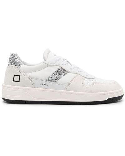 Date Court 2.0 Leather Trainers - White