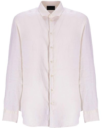 Emporio Armani Camisa de manga larga - Rosa