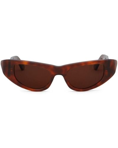 Marni Gafas de sol con montura cat eye - Marrón