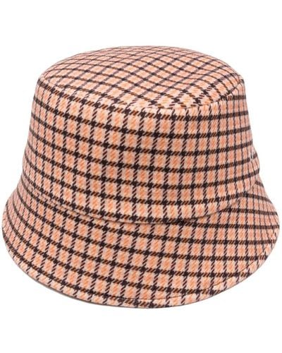 Lanvin Virgin Wool Bucket Hat - Natural