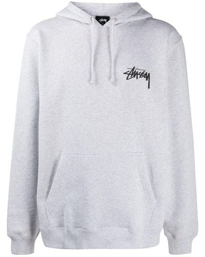 Stussy Sudadera Peace and Love - Gris