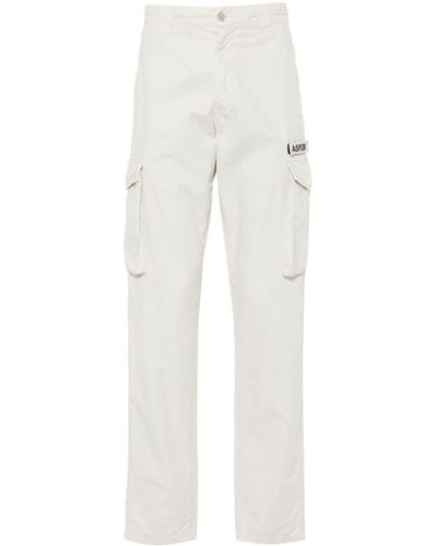 Aspesi Pantaloni sportivi con applicazione - Bianco