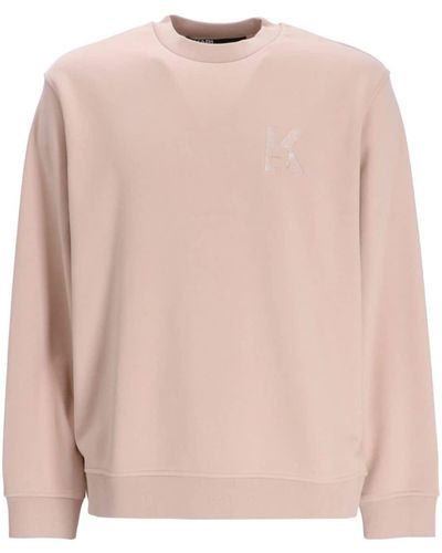 Karl Lagerfeld Klj K Logo-print Sweatshirt - Pink