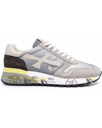 Premiata Panelled-design Low-top Sneakers - White