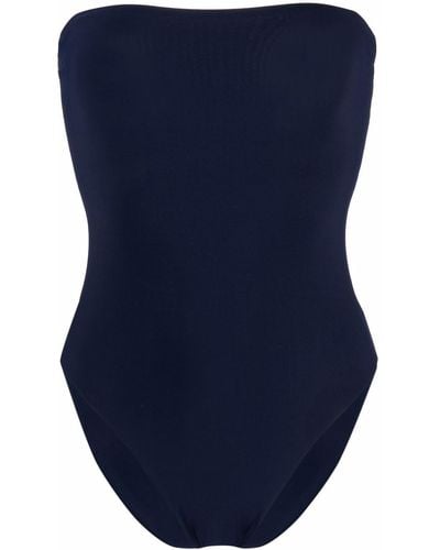 Lido One-piece Bandeau Swimsuit - Blue